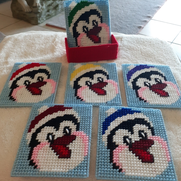 ❤️Penguin coasters - Picture 2 of 3